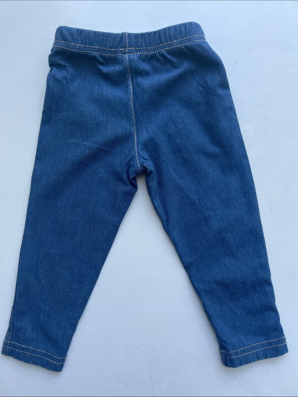 Carter's Dark Blue Denim-Look Stretch Leggings